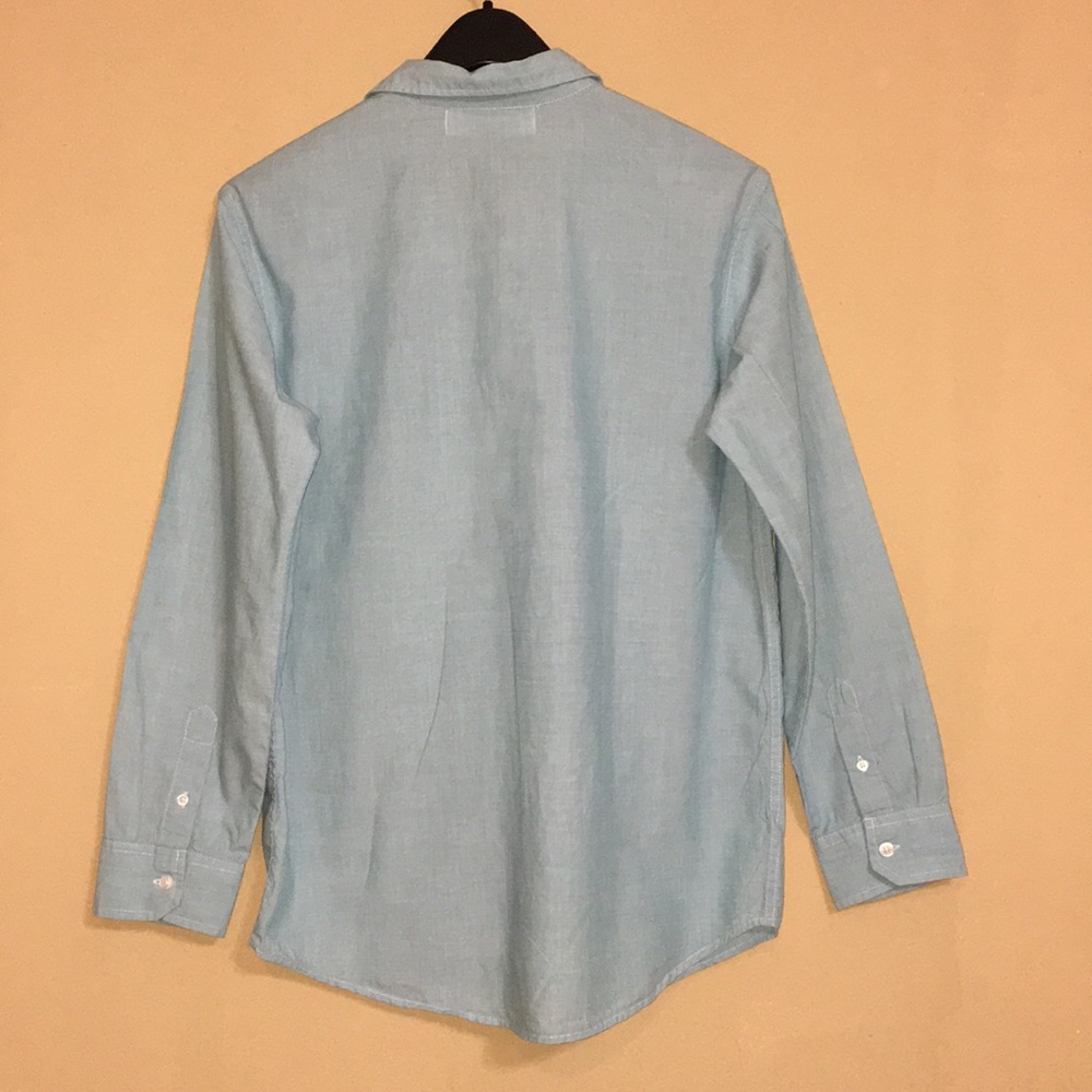 💙OLD NAVY💙LIGHT BLUE CLASSIC SHIRT - Picture 3 of 12